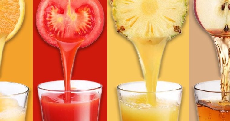 Los colores de los zumos de frutas y sus propiedades
