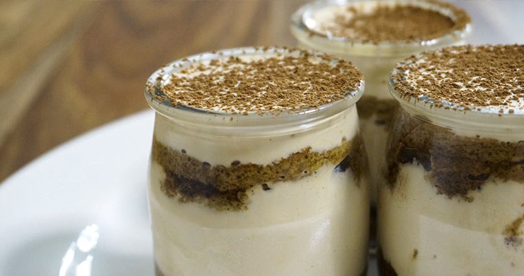 Tiramisú bajo en calorías