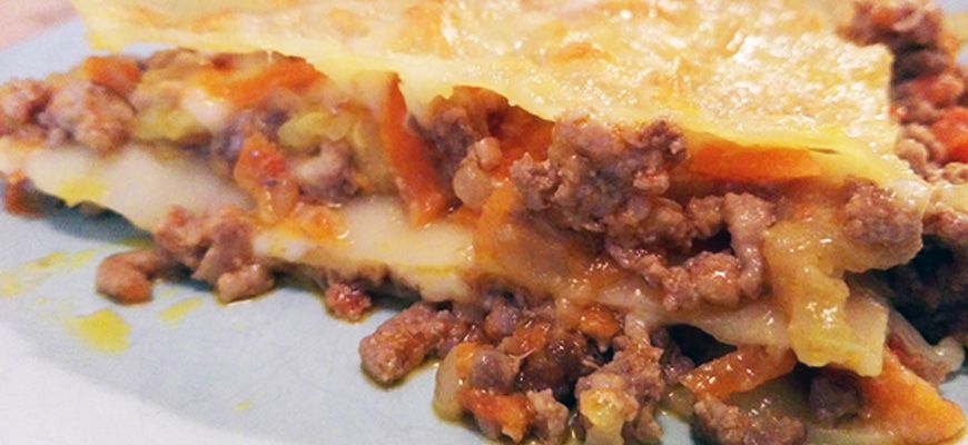 Lasaña boloñesa