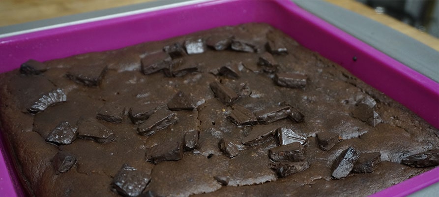 Brownie vegano