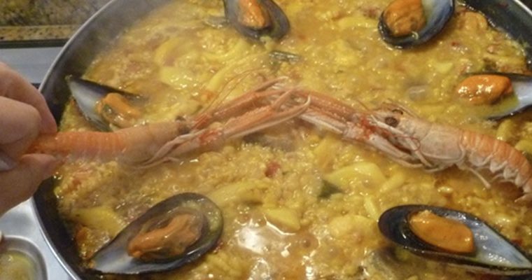 Arroz de pescado y marisco