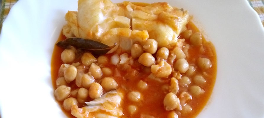 Bacalao con garbanzos