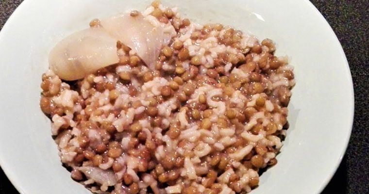Lentejas con arroz