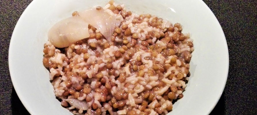 Lentejas con arroz