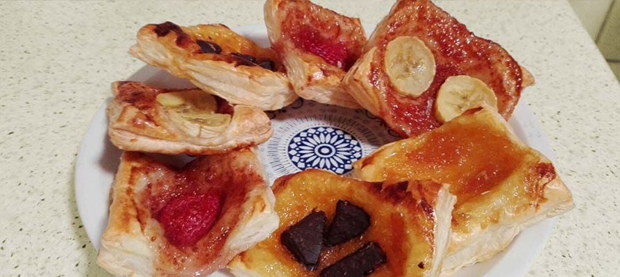 Pasteles de hojaldre