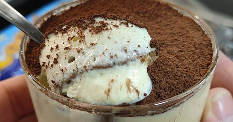 Tiramisú casero