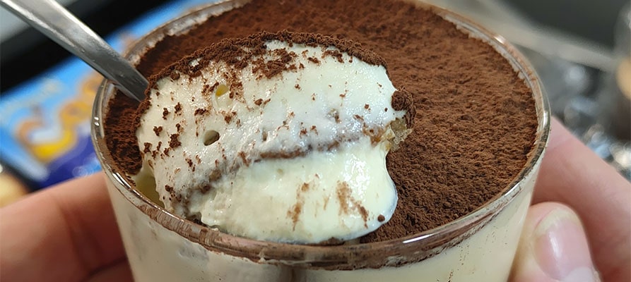 Tiramisú casero