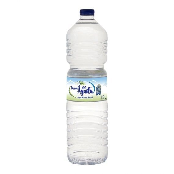 botella agua mineral sierra del águila
