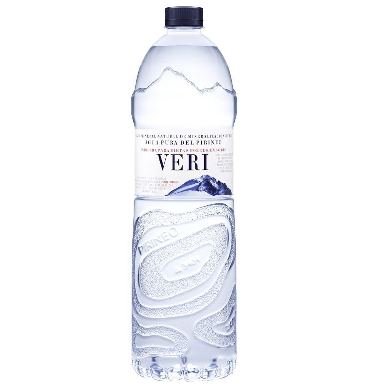 botella agua mineral veri